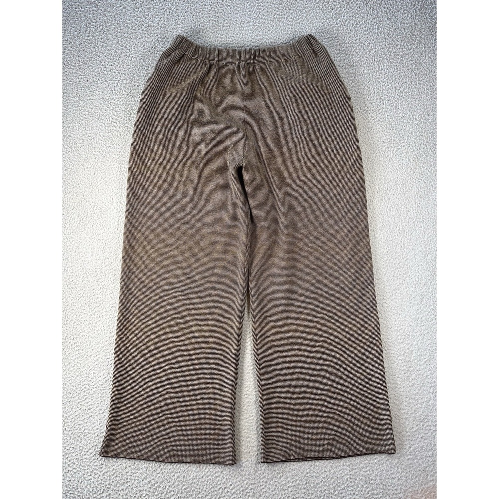 Isa Boulder‎ Lenticular Pants Size XL Brown Handmade Avant-Garde Structural Knit - Picture 12 of 13